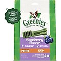 Greenies Bursting Blueberry Petite Dental Dog Treats, 20 count