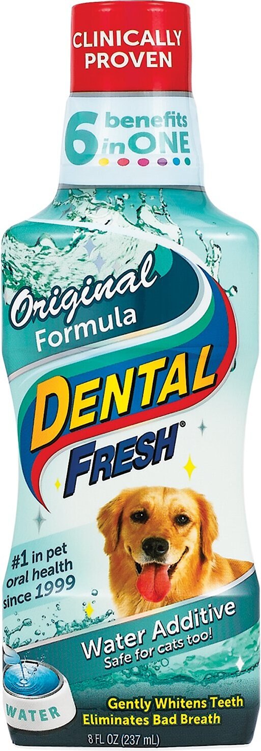 DENTAL FRESH Original Formula Dog & Cat Dental Water Additive, 8oz
