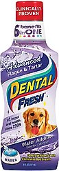 Dental Fresh Advanced Plaque & Tartar Dog & Cat Dental Water Additive, 8-oz bottle