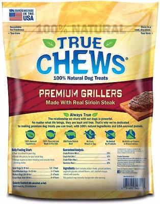 Show full view: True Chews Premium Grillers with Real Steak Dog Treats, 12-oz bag slide 3 of 6