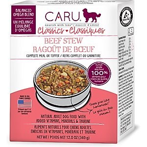 Caru Real Beef Stew Grain-Free Wet Dog Food, 12.5-oz, case of 12