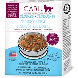 Caru Real Turkey Stew Grain-Free Wet Dog Food, 12.5-oz, case of 12