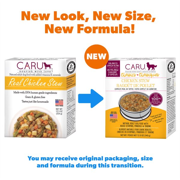 Caru Real Chicken Stew Grain-Free Wet Dog Food