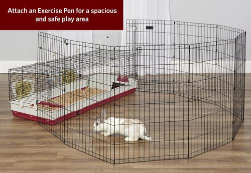 Show full view: MidWest Wabbitat Deluxe Rabbit Home, 64.2-in slide 8 of 11