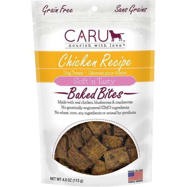 Spot Farms Basics Free Range Chicken Recipe Savory Bites Human-Grade Soft & Chewy Dog Treats, 6-oz bag