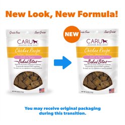 Caru Soft 'n Tasty Baked Bites Chicken Recipe Grain-Free Dog Treats, 4-oz bag slide 2 of 3