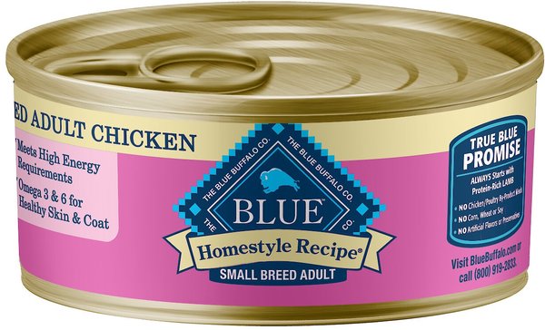 Blue Buffalo Homestyle Recipe Small Breed Chicken Dinner Canned Dog Food, 5.5-oz, case of 24 slide 1 of 8
