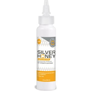 Silver Honey Rapid Care Vet Strength Dog & Cat Ear Rinse, 4-oz bottle