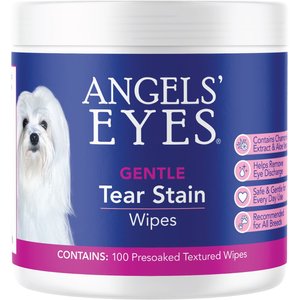 Angels’ Eyes Gentle Tear Stain Wipes for Dogs, 100 count