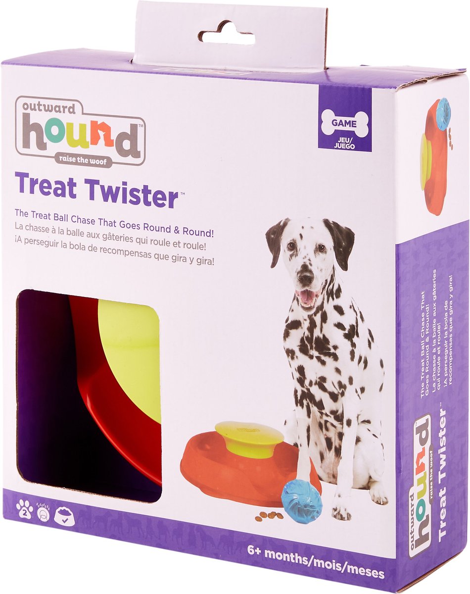 Outward Hound Dog Twister Interactive Treat Puzzle Dog Toy at