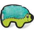 Outward Hound Invincibles Minis Squeaky Stuffing-Free Plush Dog Toy, Green Hedgehog