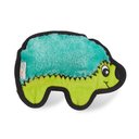 Outward Hound Invincibles Minis Squeaky Stuffing-Free Plush Dog Toy, Turquoise, X-Small