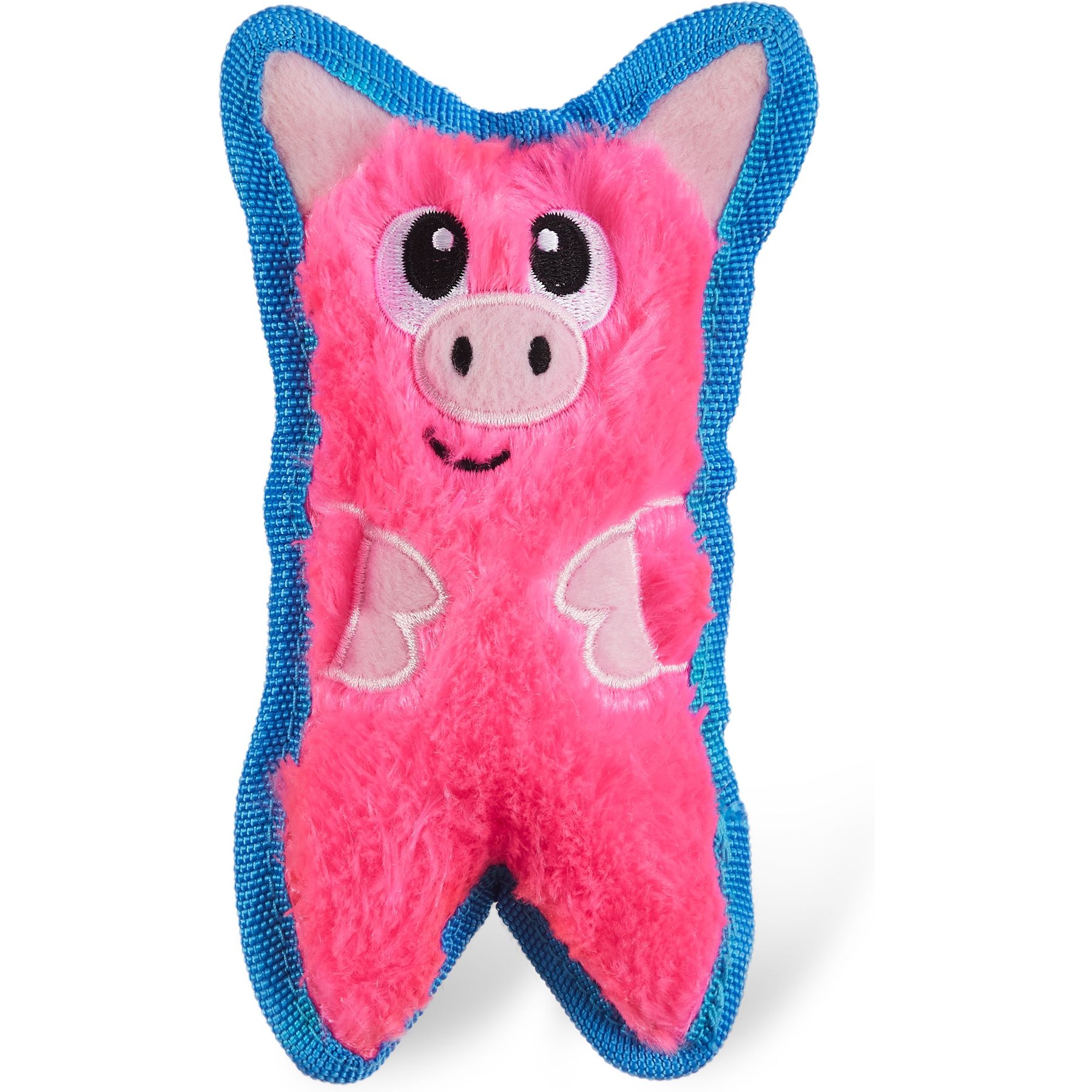 Outward Hound Tail Poppers Pig Plush Dog Toy