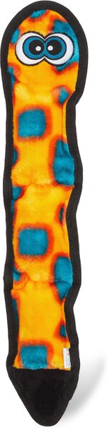 Outward Hound Invincibles Red & Orange Gecko Dog Toy, 2 Squeakers