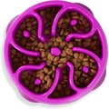 Outward Hound Fun Feeder Interactive Dog Bowl, Purple, 2 cup