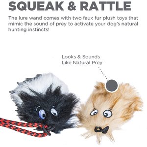 Outward Hound Tail Teaser with Refill Dog & Cat Teaser Toy