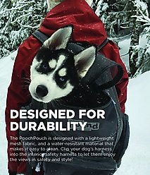 Outward Hound PoochPouch Dog Carrier Backpack, Gray slide 2 of 9