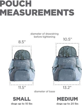 Show full view: Outward Hound PoochPouch Dog Front Carrier, Gray, Medium slide 5 of 12