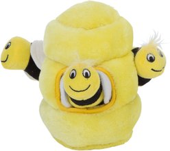 Outward Hound Hide A Bee Squeaky Puzzle Plush Dog Toy, Hide A Bee