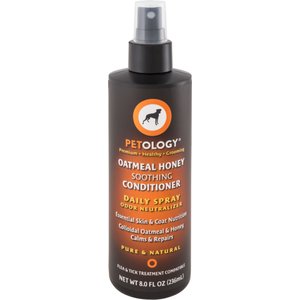 Petology Oatmeal Honey Soothing Daily Dog Conditioning Spray, 8-oz bottle
