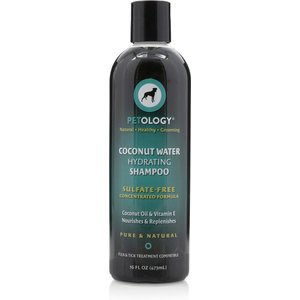 Petology Coconut Water Hydrating Dog Shampoo, 16-oz bottle