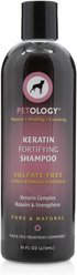 Petology Keratin Professional Dog Shampoo, 16-oz bottle