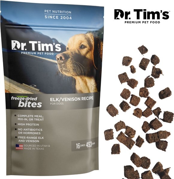 Dr. Tim's Vagabond Beef Bites Freeze-Dried Dog Treats, 16-oz bag