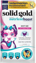 Solid Gold Nutrientboost Mighty Mini Gut Health Small & Toy Breed Grain-Free Chicken, Chickpea & Pumpkin Dry Dog Food, 3.75-lb bag