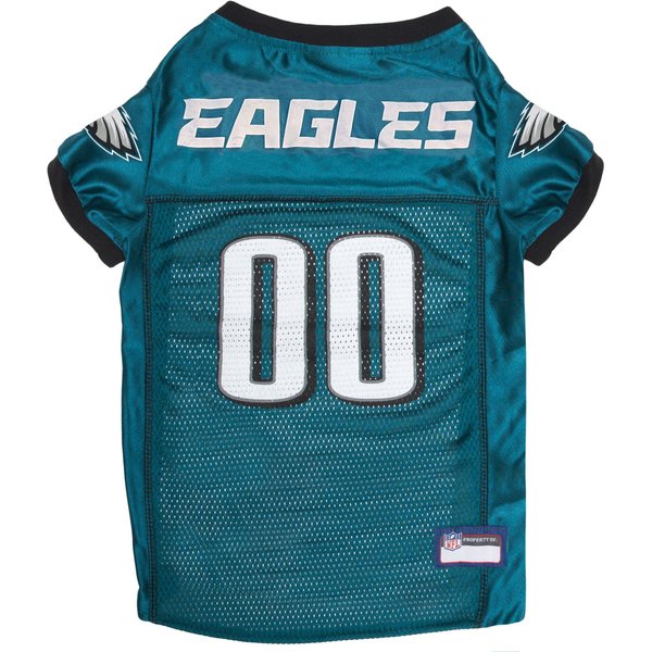 PETS FIRST Philadelphia Eagles Mesh Dog & Cat Jersey, Medium - Chewy.com