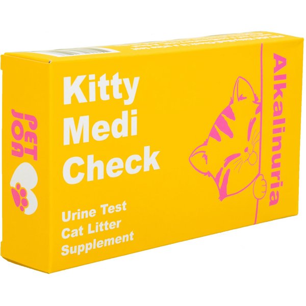 PETJOA KittyMediCheckAlkalinuria Urine Detector Cat Litter Supplement, 0.46lb box