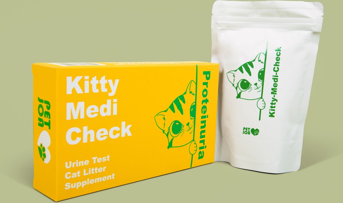 PETJOA KittyMediCheckProteinuria Urine Detector Cat Litter