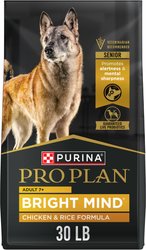 Purina Pro Plan Bright Mind Adult 7+ Chicken & Rice Formula Dry Dog Food