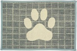Loving Pets Plaid Paw Dog Placemat