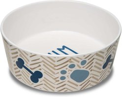 Loving Pets Dolce Yum Chevron Dog Bowl, Large