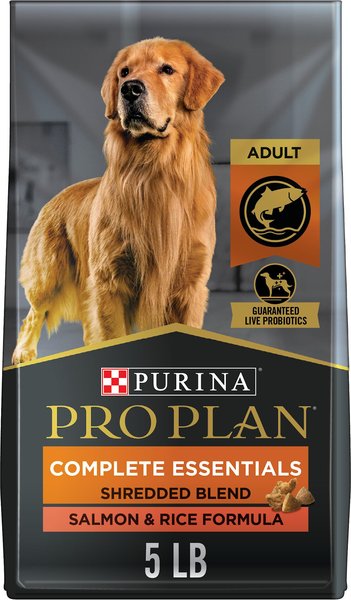 PURINA PRO PLAN Adult Shredded Blend Salmon & Rice Formula Dry Dog Food ...