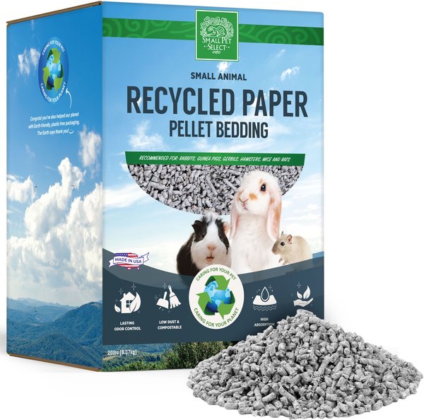 Small Pet Select Pelleted Paper Small Animal Bedding, White, 20-lb bag slide 1 of 5