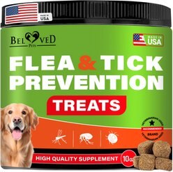 Beloved Pets Flea & Tick Prevention Chewable Pills for Dogs, 10-oz pack slide 1 of 8