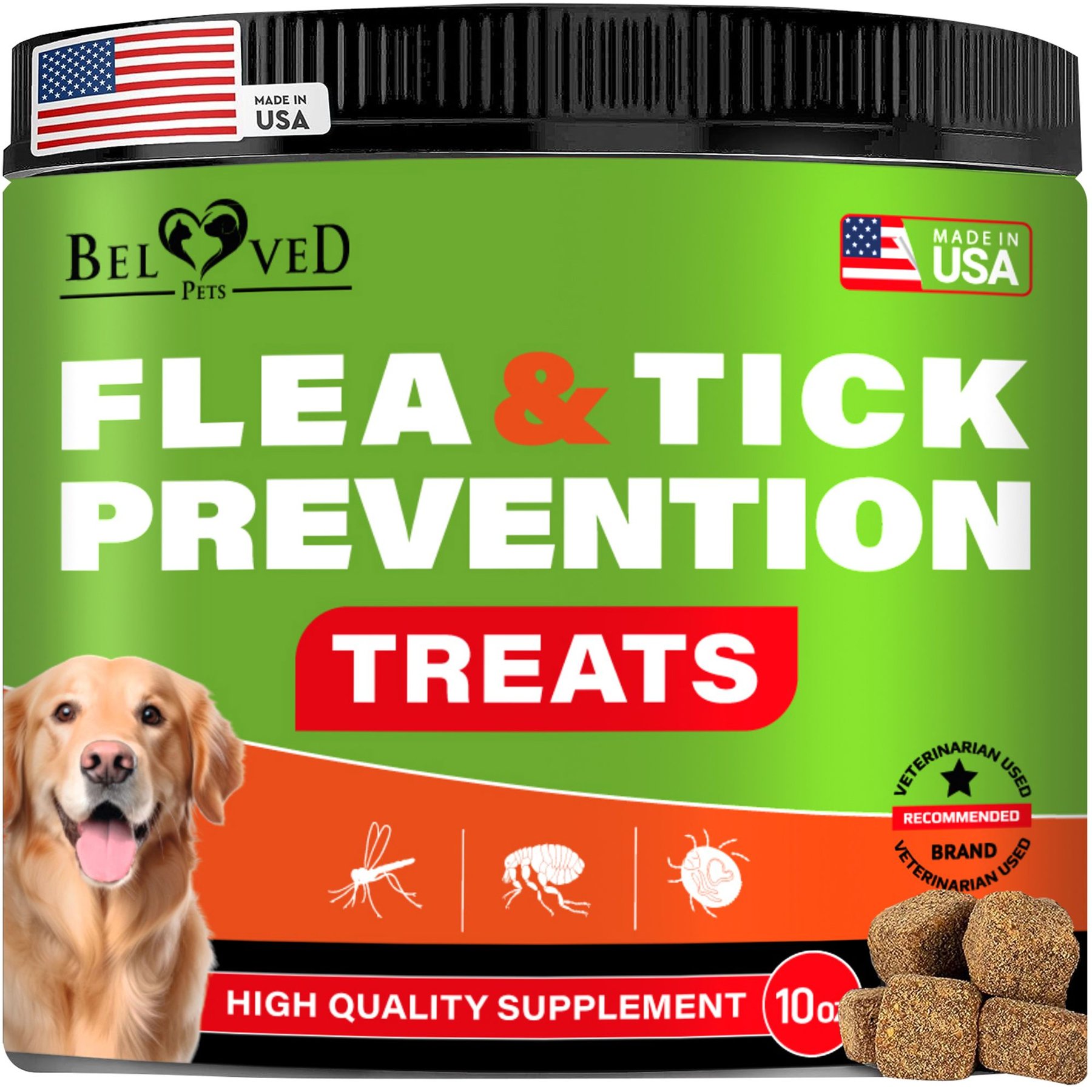 No Brand Pet Supplies Anti Tick Chews for Dogs, 5.3-oz jar