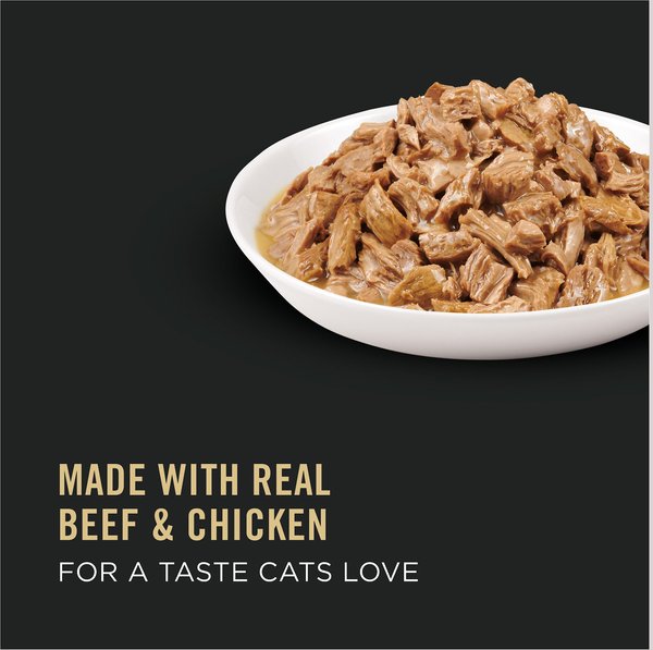 Iams Purrfect Delicacies Select Cuts with Roasted Chicken & Tuna Entree in Gravy Canned Cat Food