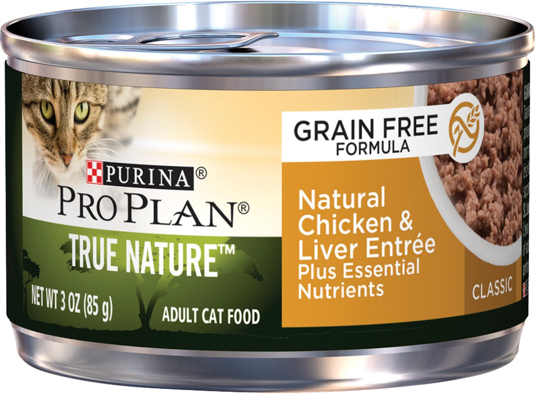 Purina Pro Plan True Nature Classic Natural Chicken Liver Entree Grain Free Canned Cat Food