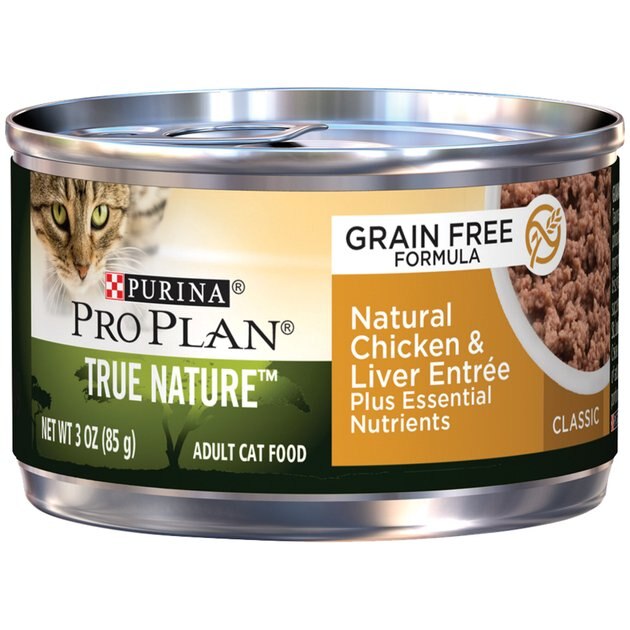 Purina Pro Plan True Nature Classic Natural Chicken Liver Entree Grain Free Canned Cat Food