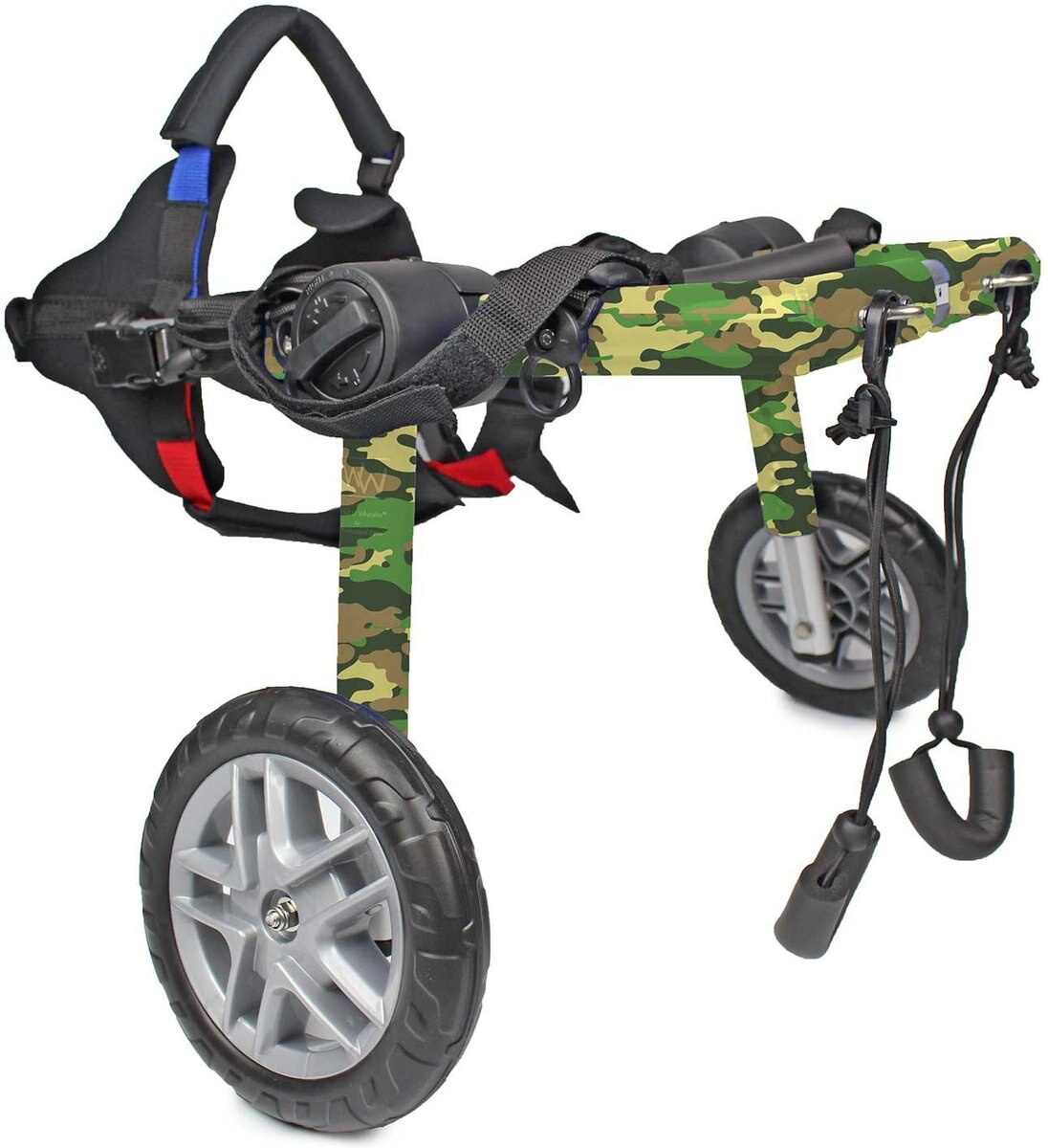 Walkin Pets Dog Wheelchair for Small Dogs & Cats, 15-25-lbs, Camo