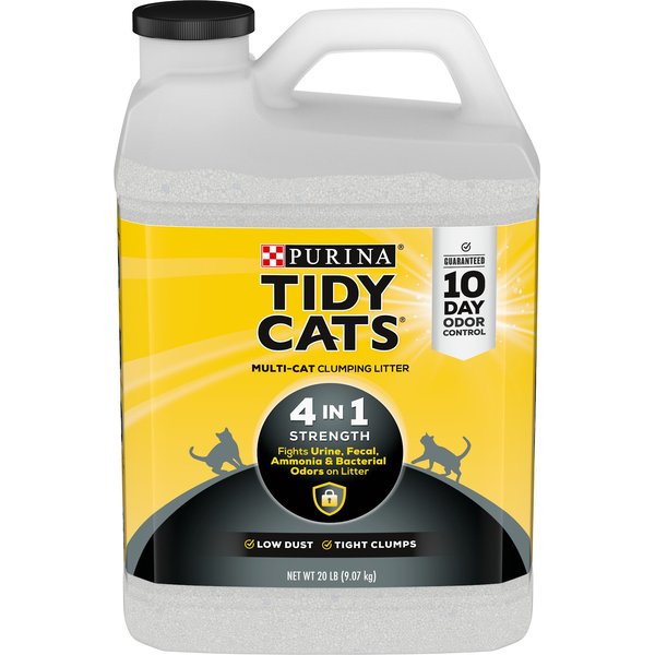 TIDY CATS 4in1 Scented Clumping Clay Cat Litter, 20lb jug