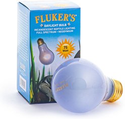 Fluker's Neodymium Daylight Reptile Bulb, 75-watt