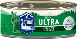 Natural Balance Ultra Premium Ocean Fish Formula Canned Cat Food, 5.5-oz, case of 24