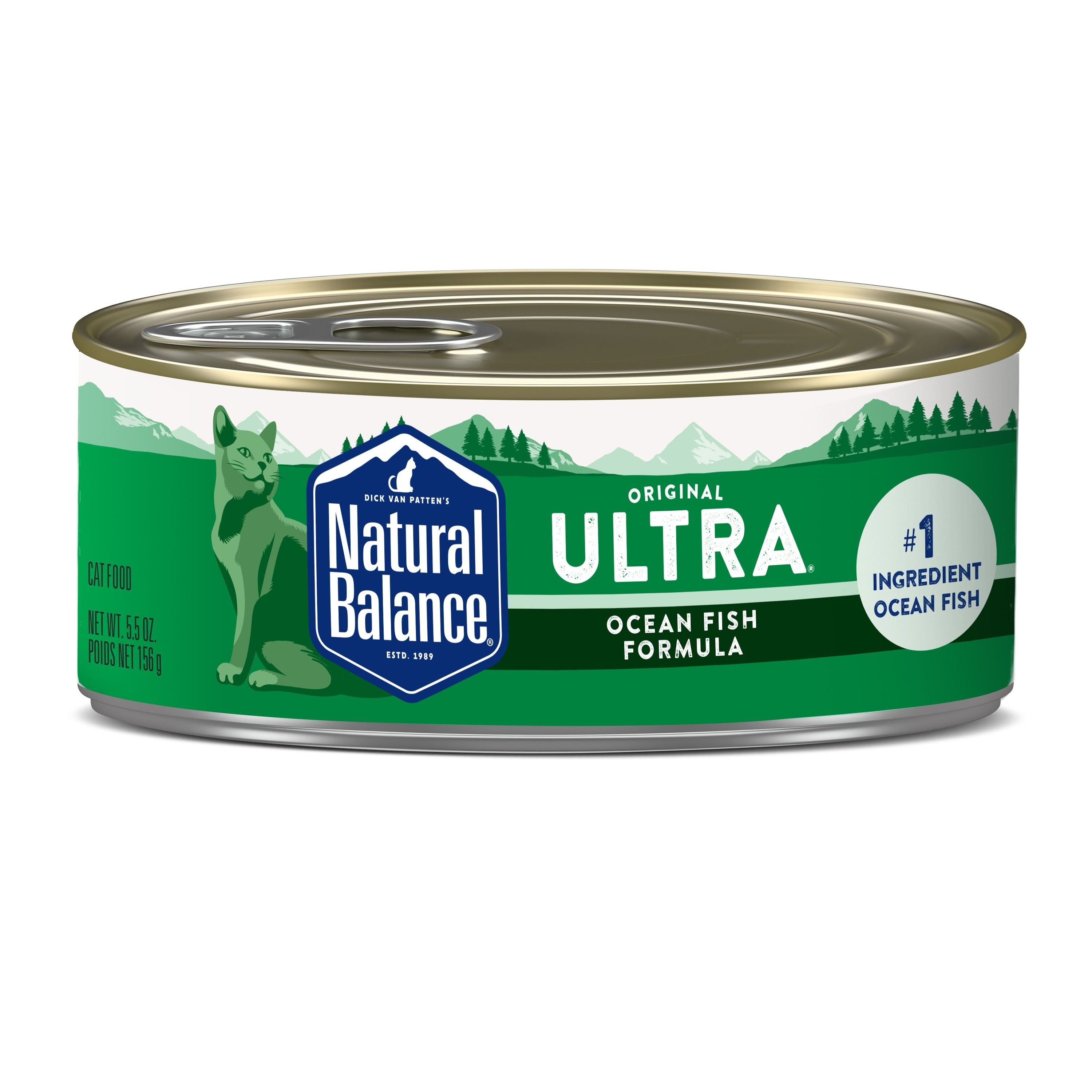NATURAL BALANCE Ultra Premium Ocean Fish Formula Canned Cat Food