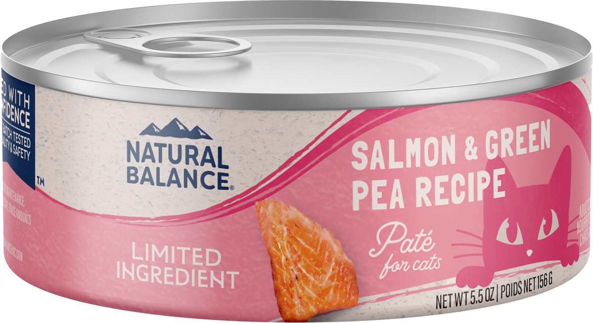 Natural Balance Limited Ingredient Salmon Green Pea Recipe Wet Cat Food