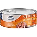 Natural Balance Limited Ingredient Reserve Duck & Green Pea Recipe Wet Cat Food, 5.5-oz bag can, case of 24