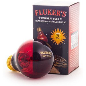 Fluker's Nighttime Red Heat Reptile Bulb, 75-watt