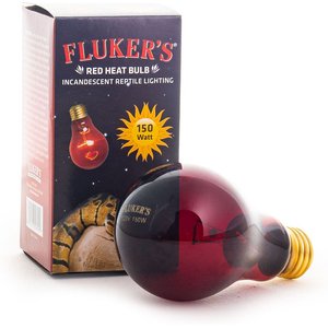 Fluker's Nighttime Red Heat Reptile Bulb, 150-watt
